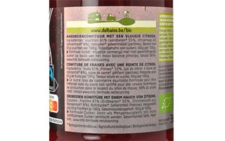 Delhaize | Bio | Confituur | Aardbei | Bio | FT 