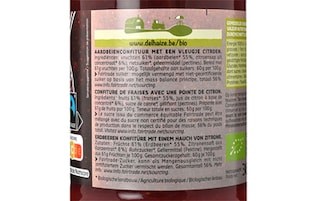 Delhaize | Bio | Confiture | Fraises | Bio | FT 