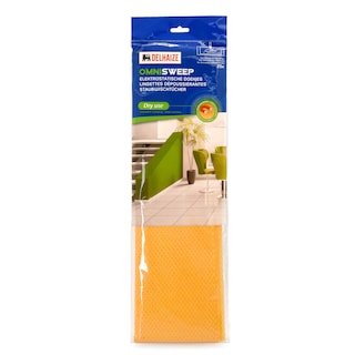 Delhaize | Geïmpregneerd Vloerdoekje | Oranje | 25st 25 st