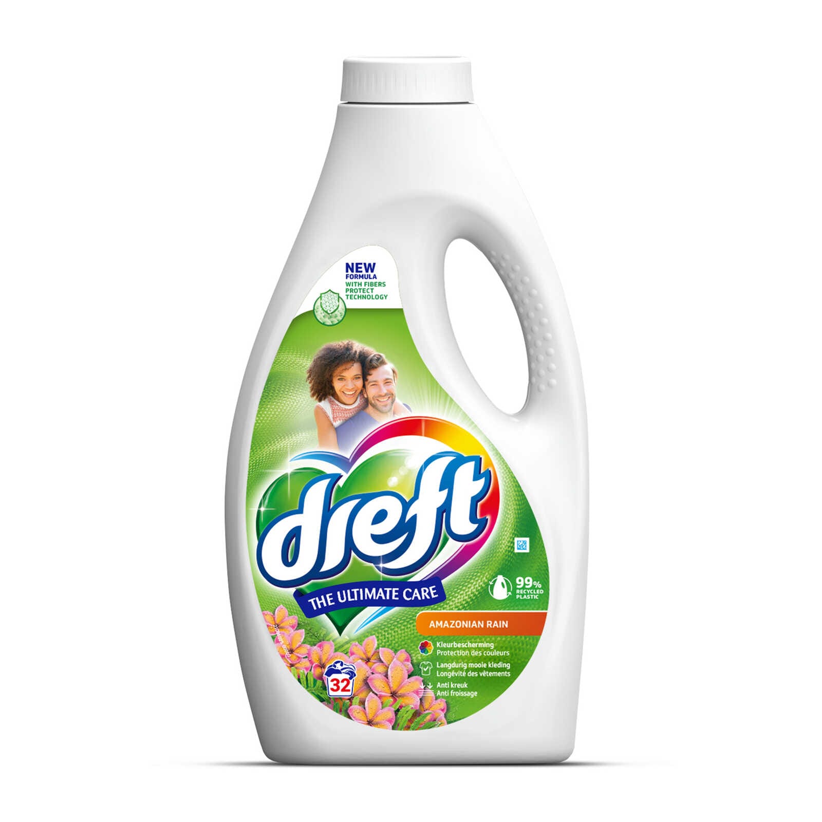 Dreft Wasmiddel | Vloeibaar | Amazone Regen | 1,44L | 32DS