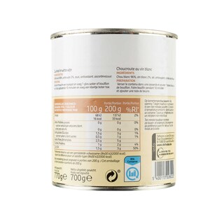Delhaize | Choucroute | Vin 