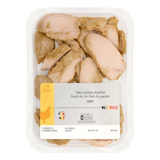 Delhaize | Eminces poulet | Curry 150 gr