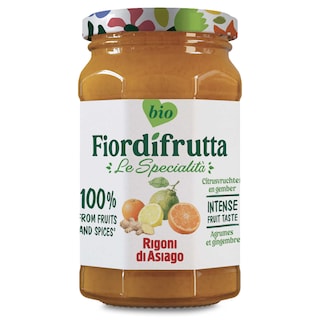 Fiordifrutta | Fruits à tartiner | Agrumes&Gingembre | Bio 