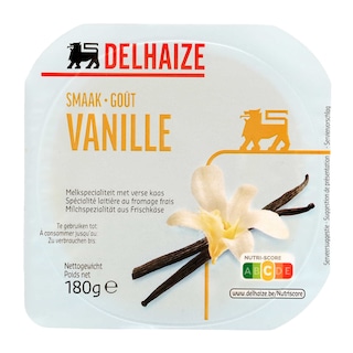 Delhaize | Verse kaasspecialiteit | Vanille 