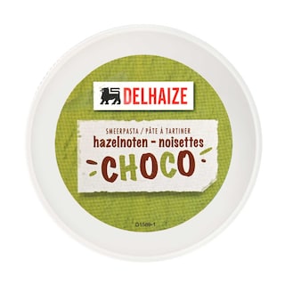 Delhaize | Smeerpasta | Choco | Hazelnoten 