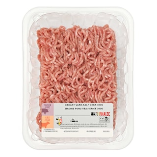 Delhaize | Gehakt | Varken-Kalf | Gekruid 300 gr
