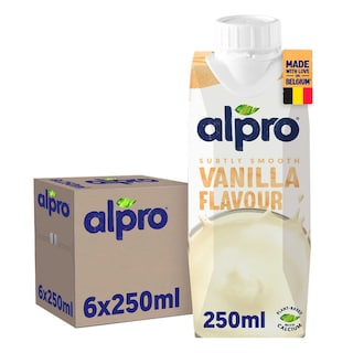 Alpro | Plantaardige drank | Soja | Vanille 6 x 25 cl