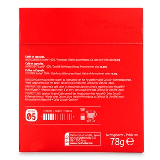 Delhaize | Koffie | Dessert 05 | Dolce Gusto capsules 