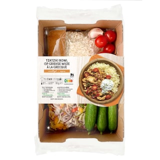 Delhaize | Maaltijdbox | Griekse stijl | Tzatziki bowl 