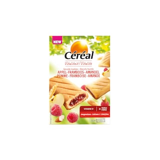 Céréal | Koekjes gevuld | Appel-Framboos-Amandel 