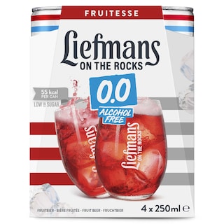 Liefmans | On The Rocks | Bière | Fruit rouge | 0% 4 x 25 cl