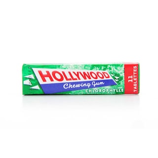 Hollywood | Chewing gum | Stick | Chlorophylle | Menthe 
