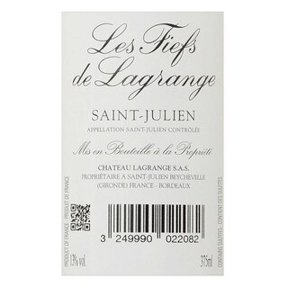 FR BORDEAUX SAINT JULIEN | Les Fiefs de Lagrange 2012 