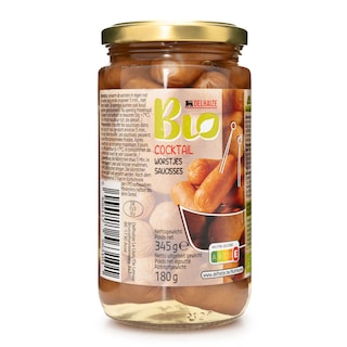Delhaize | Bio | Worstjes Cocktail | Bio 180 gr