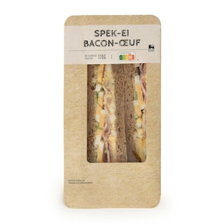 Delhaize | Driehoek bacon ei 