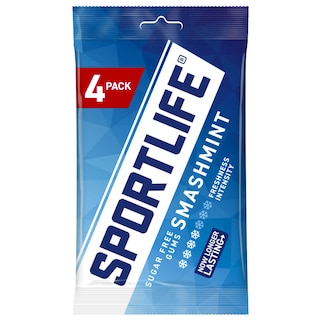 Sportlife | Kauwgom | Smashmint 72 gr