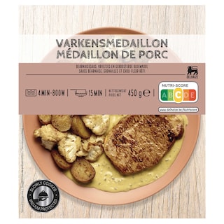 Delhaize | Varkensmedaillon | Bearnaise | Aardappel 