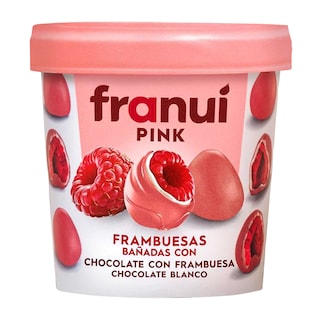 Franui | Ijs | Framboos | Roze chocolade 