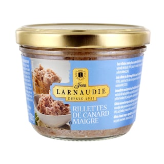 Jean Larnaudie | Rillettes | Canard maigre 180 gr