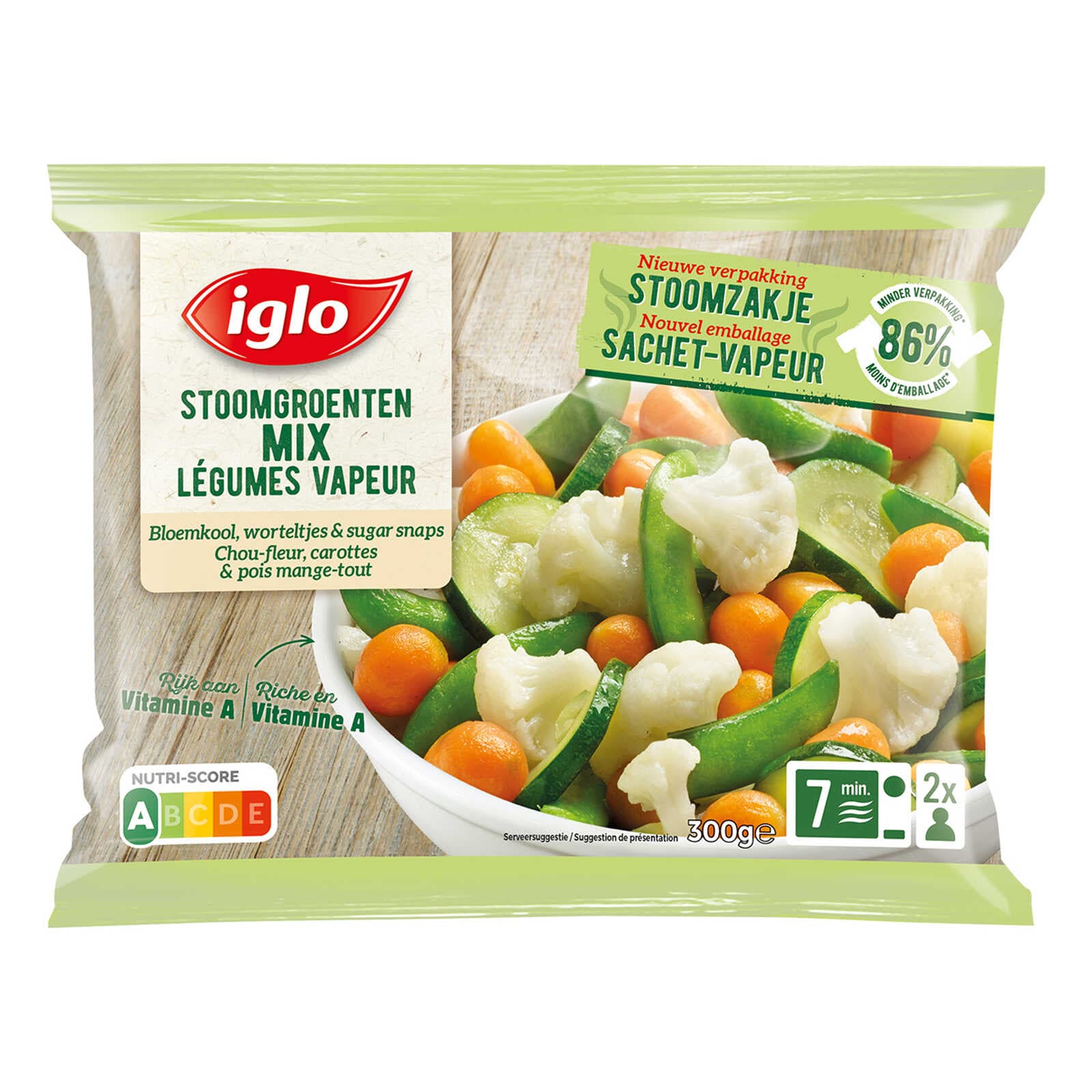 Iglo Stoomgroenten | Bloemkool | Worteltjes