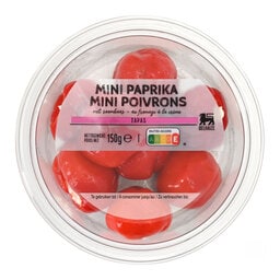 Delhaize | Apéro | Mini poivrons au fromage à la crème 