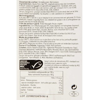 Delhaize | MSC gepaneerde visfilet 175 gr