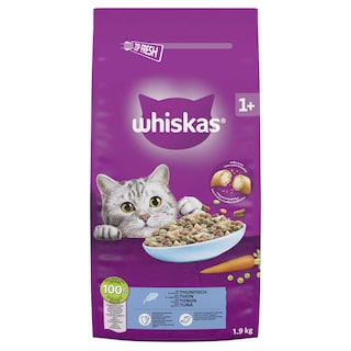 Whiskas | Aliment chat | Croquettes | Thon 