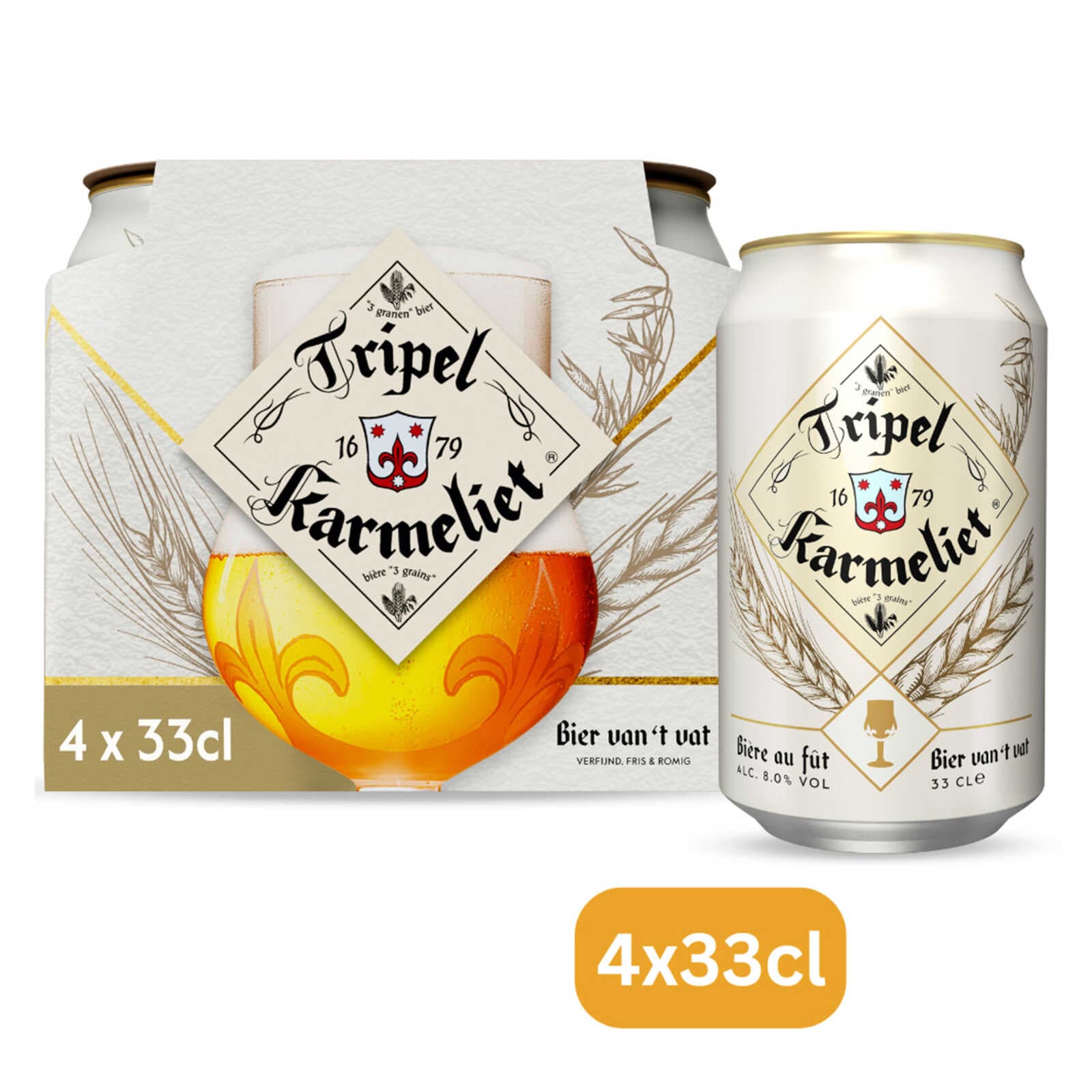 Tripel Karmeliet Blond bier | Tripel | 8,4% alc. |  Blik