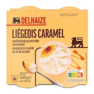 Delhaize | Liégeois | Vanille-Karamel 