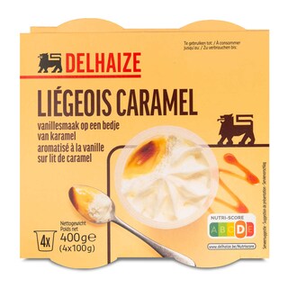 Delhaize | Liégeois | Vanille-Karamel 