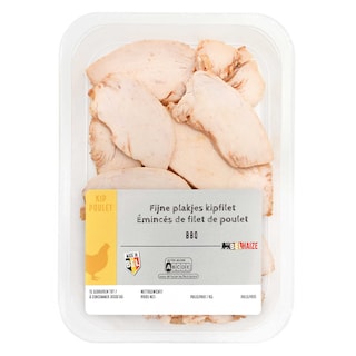 Delhaize | Fijne plakjes filet | Kip | BBQ 