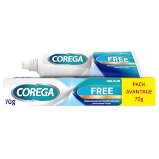 Corega | Adhésif Prothèse Dentaire | Free 70 gr