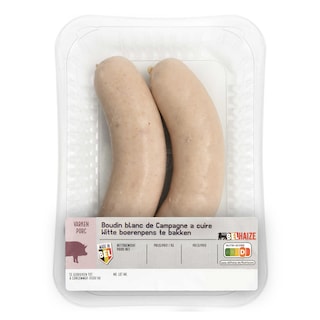 Delhaize | Boudins blanc de campagne 