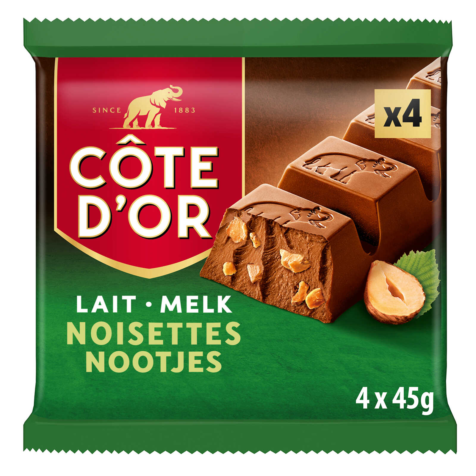 Côte d'Or Chocolade | Melkchocolade | Hazelnoot