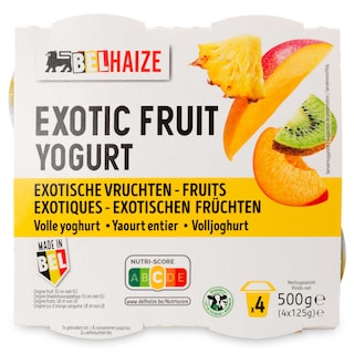 Delhaize | Yoghurt | Vol | Exotische vruchten 