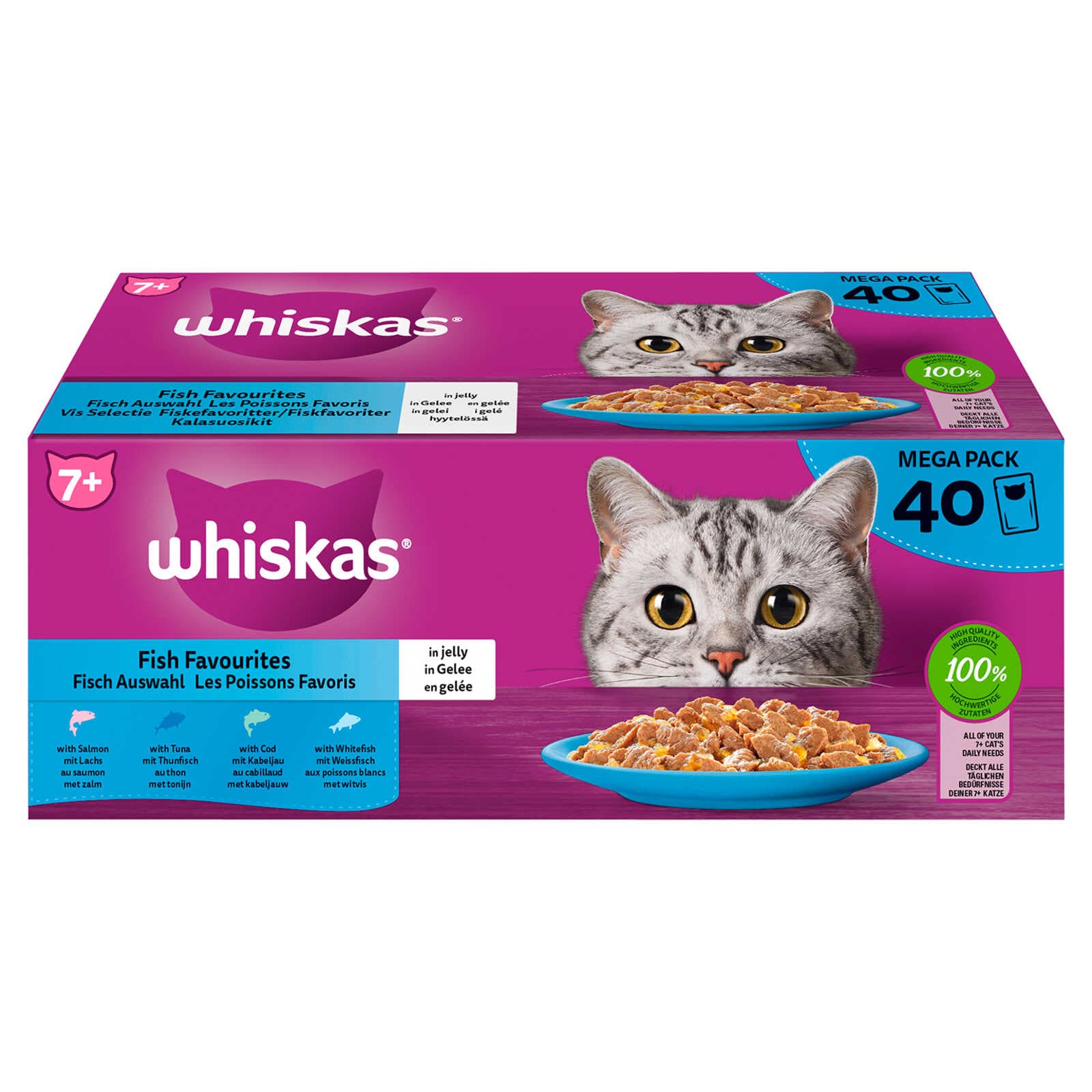 Whiskas Kattenvoeding | Gelei | Mix vis