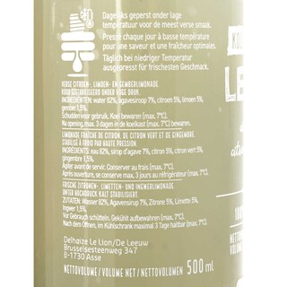 Delhaize | Raw Lemonade | Citron-Limette-Gingembre | Frais 