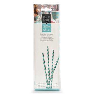 Party Stars | Papieren Rietjes | 12st 
