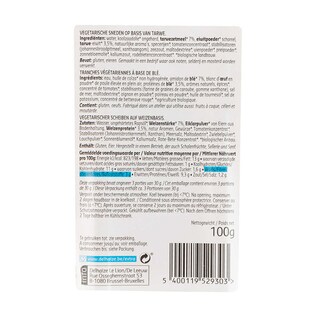 Delhaize | Plant-Based | Tranches végetarienne | Nature | Bio 100 gr