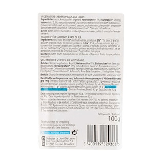 Delhaize | Plant-Based | Tranches végetarienne | Nature | Bio 
