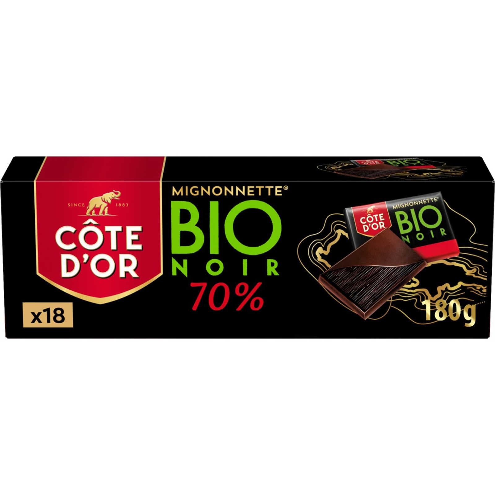 Côte d'Or Pralines | Pure Chocolade | 70% | BIO