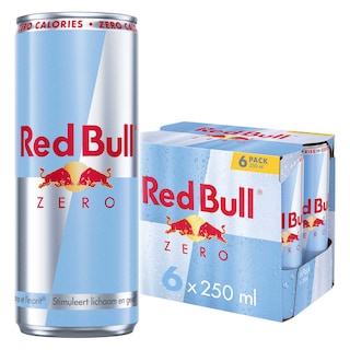 Red Bull | Energy Drink | Zero | 6-Pack | 25 cl 6 x 25 cl