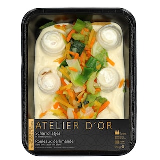 Atelier d'Or | Rouleaux de limandes | Vin blanc 