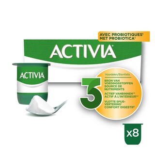 Activia | Yaourt | Nature | Bifidus | Probiotiques 8 x 125 gr