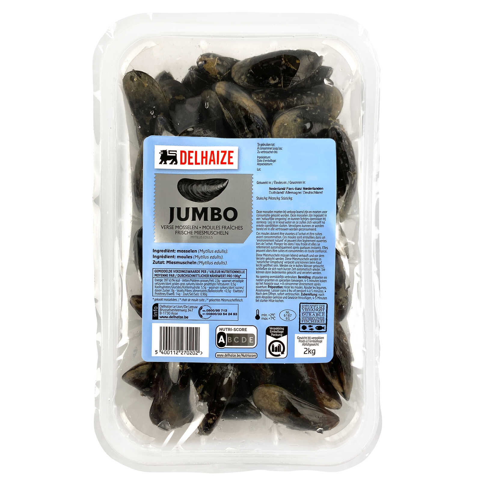 Delhaize Verse mosselen | Jumbo