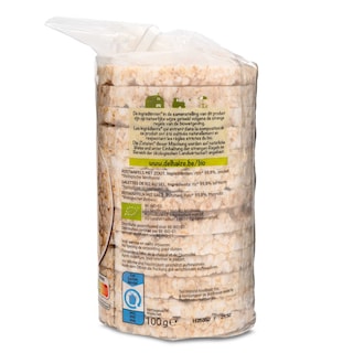 Delhaize | Bio | Galettes de riz | Salées | Bio 