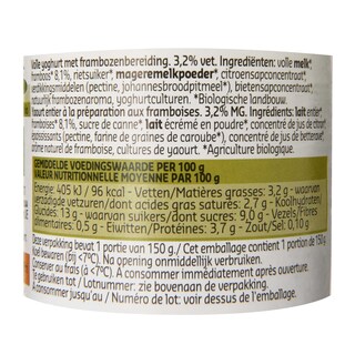 Delhaize | Bio | Yoghurt | Vol | Framboos | Bio 