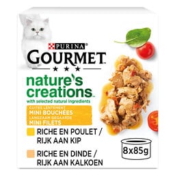 Gourmet | Nature's Creations | Aliment Chat | Mini Bouchées 
