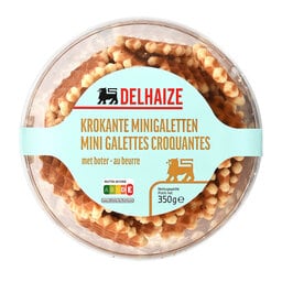Delhaize | Koekjes | Mini Krokante Galetten 350 gr