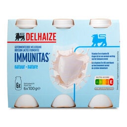 Delhaize | Drinkyoghurt | Natuur | Immuniteit 6 x 10 cl